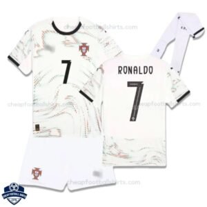 Portugal RONALDO 7 Away Kids Cheap Football Kit 2025/26 - Overview