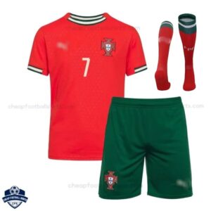 Portugal RONALDO 7 Home Adult Cheap Football Kits 2025/26 - Front View