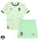 Portugal Green Away Kids Football Kit 25/26 - front view