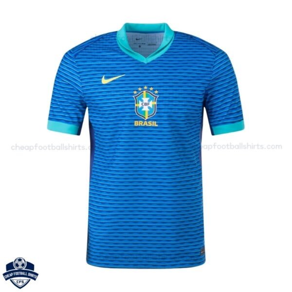 Brazil Away Men Football Shirt 24/25 - Front View