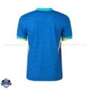 Brazil Away Men Football Shirt 24/25 - Back View