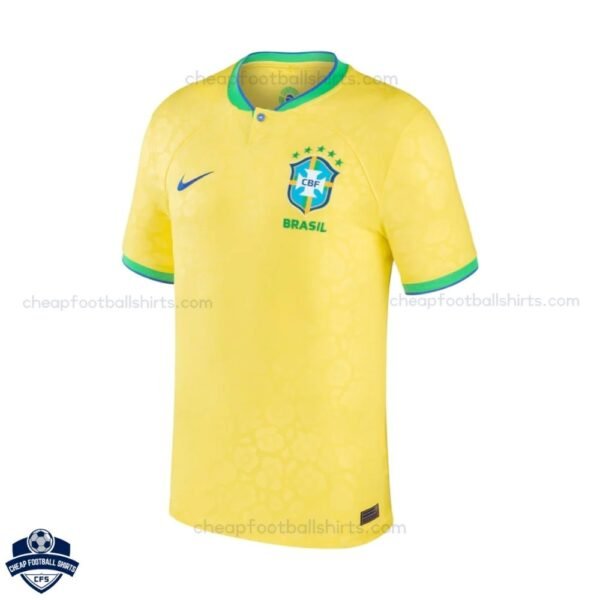 Brazil Home Men Football Shirt 24/25 - Front View