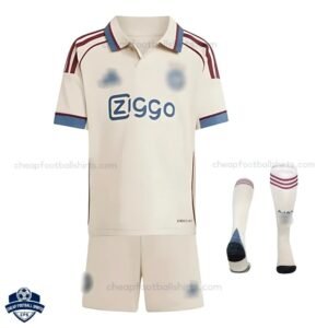 Ajax Third Kids Football Kit 25/26 - Front View
