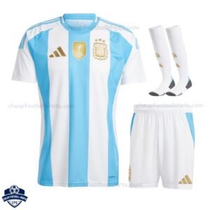 Argentina Home Kids Football Kit 24/25 with socks