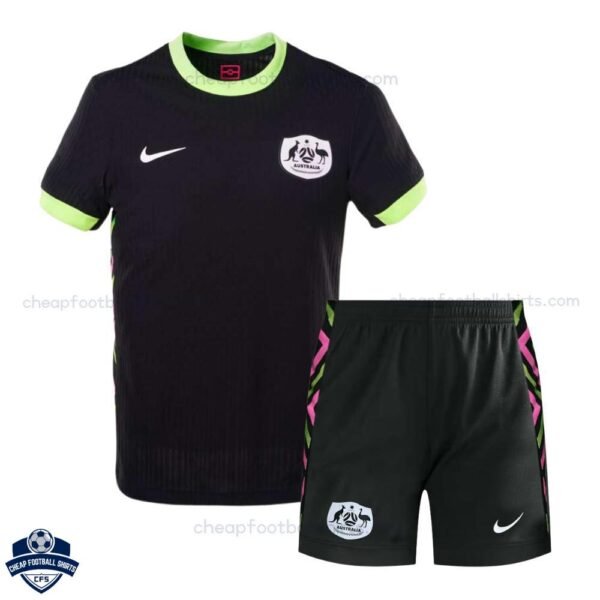 Australia Away Kids Football Kit 25/26 - back view