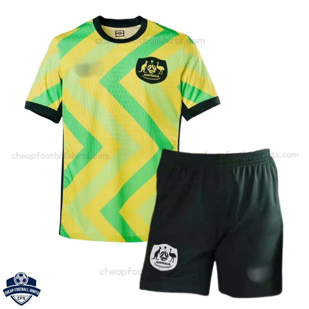 Australia Home Kids Football Kit 25/26 - front view