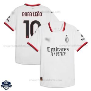 AC Milan Away Men Football Shirt 24/25 RAFA LEÃO 10 - Front View