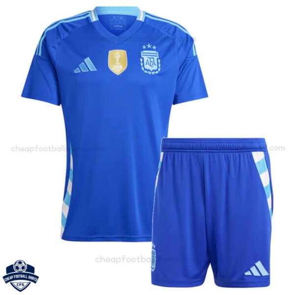 Argentina Away Kids Football Kit 24/25 - Front View