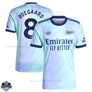 Arsenal Third Men Football Shirt 24/25 ØDEGAARD 8 - Front View