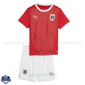 Austria Home Kids Football Kit 24/25 - Front View