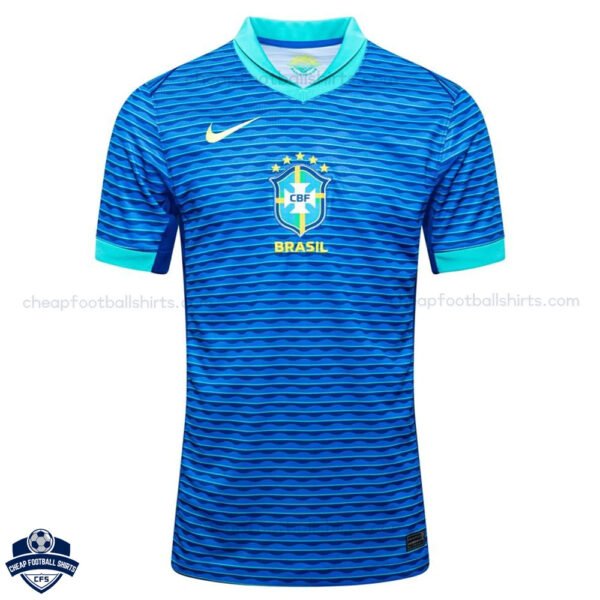 Brazil Away Men Football Shirt 24/25 - Front View