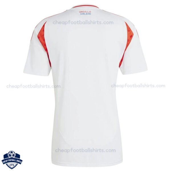 Chile Away Men Football Shirt 24/25 - Back View