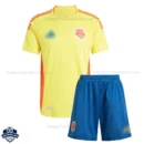Colombia Home Kids Football Kit 24/25 - Front View