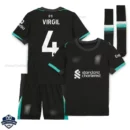 Liverpool Away Kids Football Kit 24/25 VIRGIL 4 - Front View