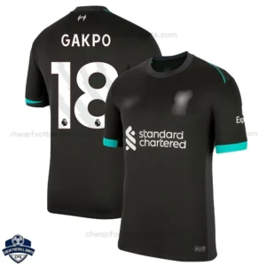 Liverpool Away Men Football Shirt 24/25 GAKPO 18 - overview