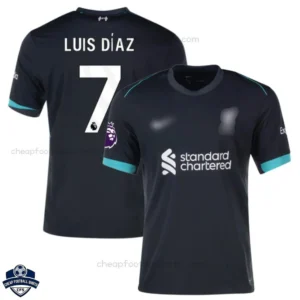 iverpool Away Men Football Shirt 24/25 LUIS DÍAZ 7 - Front View