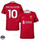 Liverpool Home Men Football Shirt 24/25 MAC ALLISTER 10 - Overview