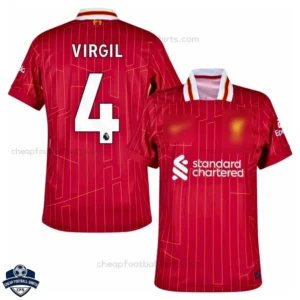 Liverpool Home Men Football Shirt 24/25 VIRGIL 4 - Overview