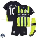 Manchester City Away Kids Football Kit 24/25 GREALISH 10 - Overview