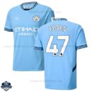 Manchester City Home Men Football Shirt 24/25 FODEN 47 - Front View