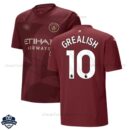 Manchester City Third Men Football Shirt 24/25 GREALISH 10 - Front View