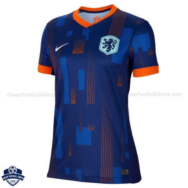 Netherlands Away Women Men Football Shirt 24/25 - Front View