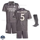 Real Madrid Third Kids Football Kit 24/25 BELLINGHAM 5 - Front View