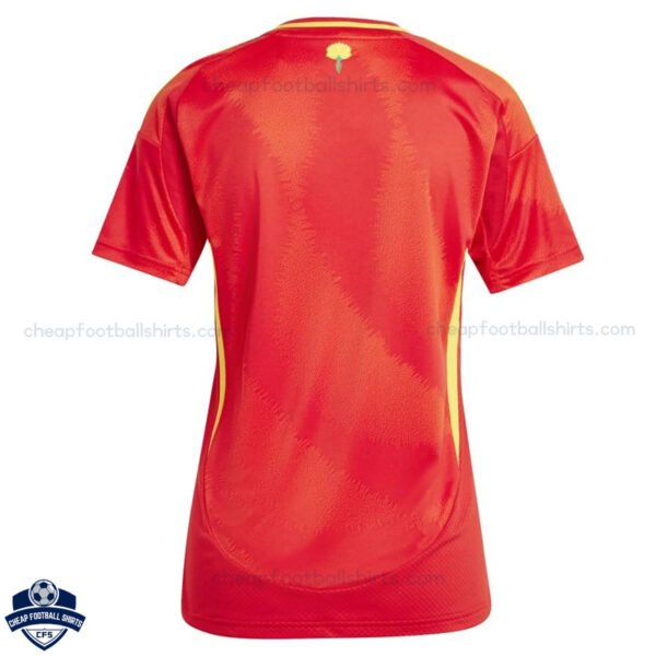 Spain Home Women Football Shirt 24/25 - Back View