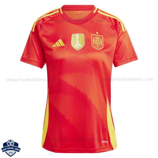 Spain Home Women Football Shirt 24/25 - Front View