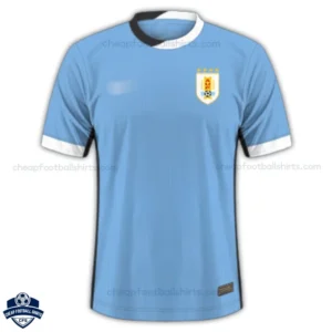 Uruguay Home Men Football Shirt 24/25 - Front View