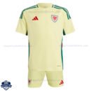 Wales Away Kids Football Kit 24/25 - Front View
