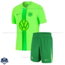 VfL Wolfsburg Home Kids Football Kit 24/25 - Front View