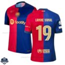 Barcelona Home Men Football Shirt 24/25 LAMINE YAMAL 19 - Front View