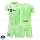 Barcelona Third Kids Football Kit 24/25 - Front View