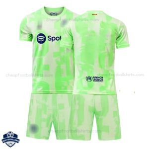 Barcelona Third Kids Football Kit 24/25 - Front View