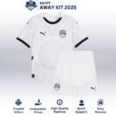 Egypt Away Kids Football Kit 25/26 - Front View