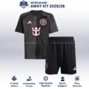 Inter Miami Away Kids Football Kit 25/26 - Front View