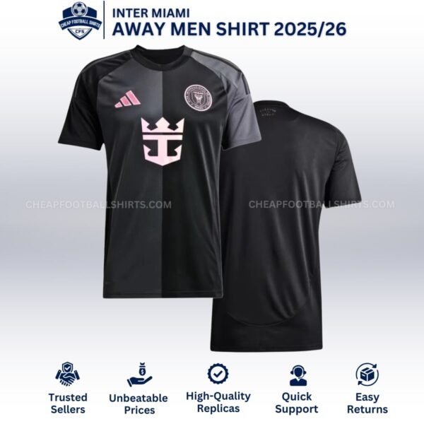 Inter Miami Away Men Football Shirt 25/26 - Overview