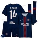 PSG D.Doue 14 Home Kids Cheap Football Kit 2025/26 - Overview
