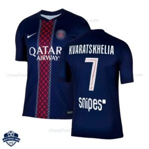 PSG KRAVATSKHELIA 7 Home Cheap Football Shirts 2025/26 - Overview