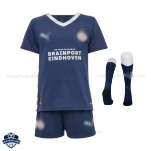 PSV Eindhoven Away Kids Cheap Football Kit 2025/26 - Front View
