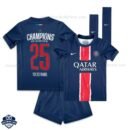 PSG CHAMPIONS 25 Home Kids Football Kit 24/25 - overview