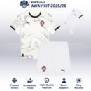 Portugal Away Kids Football Kit 25/26