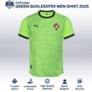 Portugal Goalkeeper Green Men Football Shirt 25/26