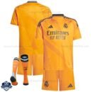 Real Madrid Away Kids Football Kit 24/25 - Overview with socks