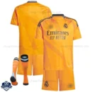 Real Madrid Away Kids Football Kit 24/25 - Overview with socks