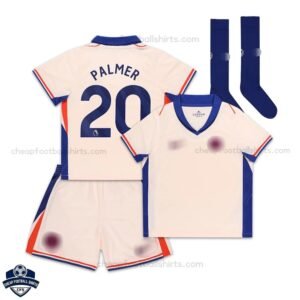 Chelsea Away Kids Football Kit 24/25 PALMER 20 - Front View