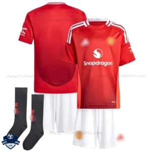 Manchester United Home Kids Football Kit 24/25 - Overview