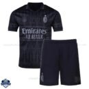 AC Milan X Pleasures Kids Football Kit 24/25 - Front View