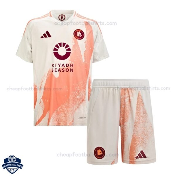 AS Roma Away Kids Football Kit 24/25 - Front View